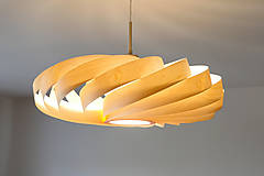 Svietidlá - L06B 50 Visiaca lampa z brezovej dyhy - 15519943_