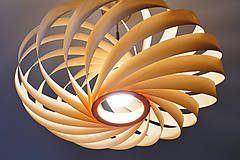 Svietidlá - L06B 50 Visiaca lampa z brezovej dyhy - 15519945_
