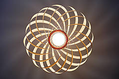 Svietidlá - L06B 50 Visiaca lampa z brezovej dyhy - 15519948_