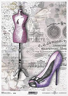 Papier - Ryžový papier R 702/ A4 - 15523588_