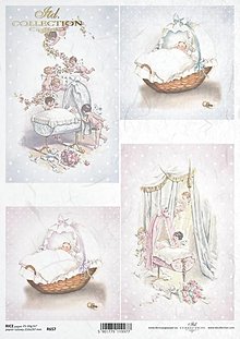 Papier - Ryžový papier R 657/ A4 - 15523601_
