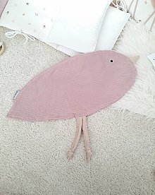 Detské doplnky - Mušelínový plienkačik v tvare vtáčika 50x25cm,kolekcia BIRDS - 15522588_