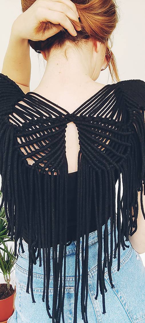 Macrame top -FALLEN ANGEL