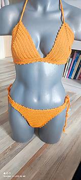 Plavky - Orange tanga plavky IHNEĎ k odberu - 15522086_