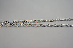 Náhrdelníky - Strieborný náhrdelník s dutým kvetinovým príveskom - 15526481_