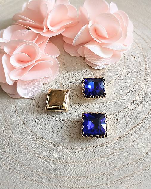 Galantéria - Našivacia štrasova ozdoba 10mm( crystal) - 15523918_