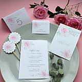 Úložné priestory & Organizácia - Ruža - tlačoviny na svadobný stôl - 15525444_