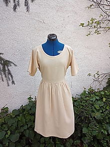 Šaty - Ľanové mini šaty s viazačkou (rôzne farby) - 15525191_