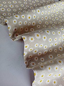 Úžitkový textil - Obrus Bieložlté margarétky - 15529896_