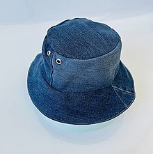 Detské čiapky - Rifľový klobúčik - 15527635_