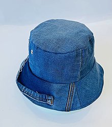 Detské čiapky - Rifľový klobúčik - 15527650_