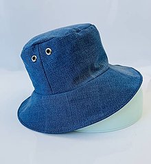 Detské čiapky - Rifľový klobúčik - 15527681_