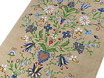 Textil - Bavlnená látka / behúň folklór (10cm) - 15532382_
