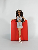Barbie sukňa mini č-3