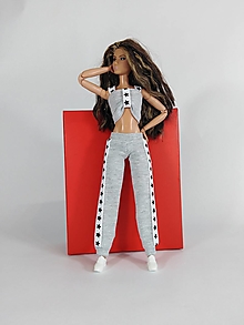 Hračky - Barbie športové nohavice tepláky č-3 - 15535812_