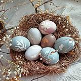 Dekorácie - Vajíčka " Maľované prírodou " - 15537088_