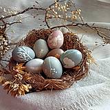 Dekorácie - Vajíčka " Maľované prírodou " - 15537089_