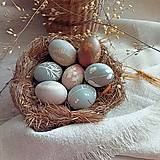 Dekorácie - Vajíčka " Maľované prírodou " - 15537093_