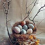 Dekorácie - Vajíčka " Maľované prírodou " - 15537244_