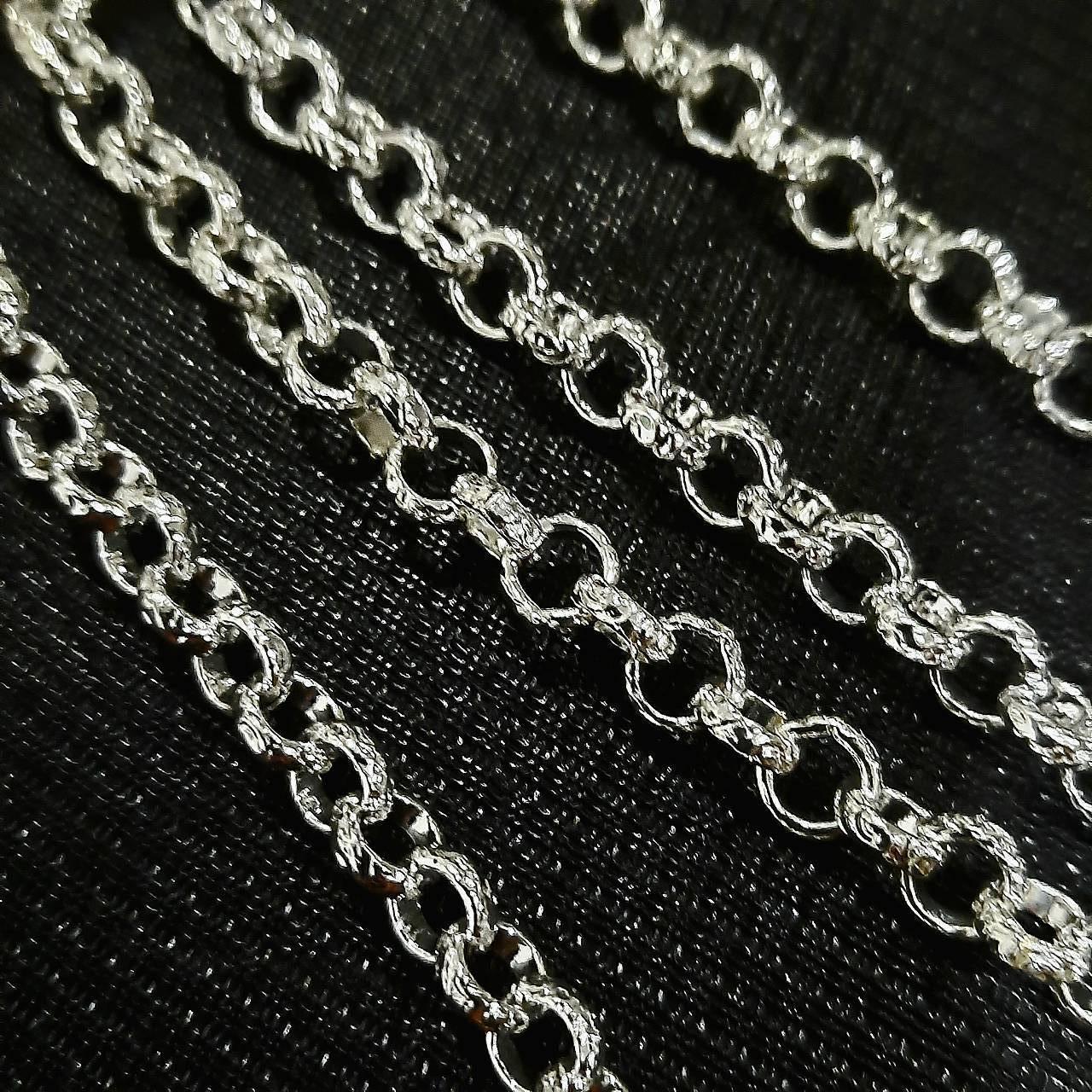 Retiazka-postriebrená-cca1m