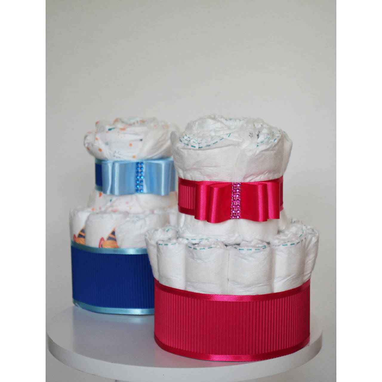  MINI Plienkotorty - ružová, modrá (Veľkosť plienok č.4 (7 - 14kg) - Ružová)