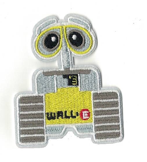 Galantéria - Nažehľovačka Wall-E 8x6,7cm (NZ291) - 15538473_