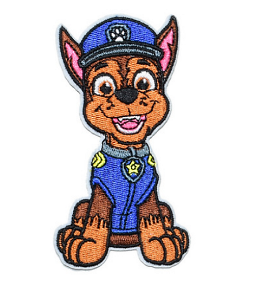 Galantéria - Nažehľovačka Tlapková patrola - Chase (Paw Patrol) 10,3cm (NZ452) - 15539323_