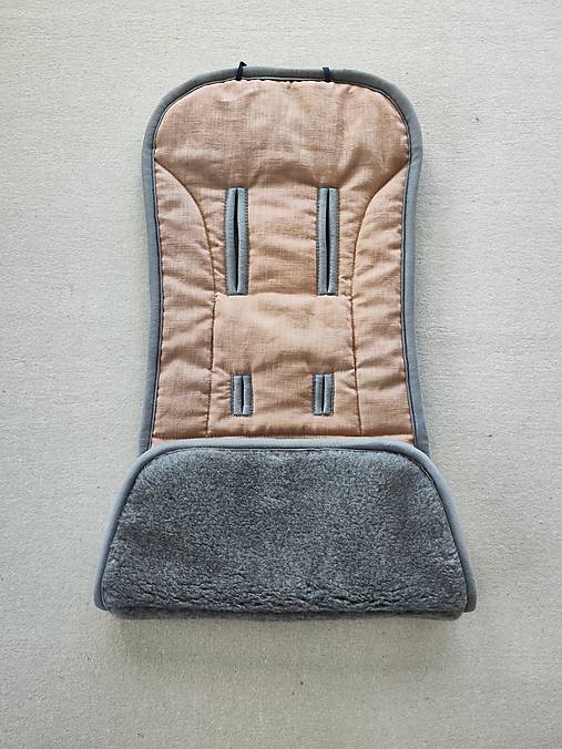 Detský textil - MERINO podložka OYSTER ZERO 100% wool Grey proti poteniu a prehriatiu 100% ľan ružový - 15540479_