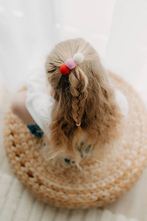 Detské doplnky - Vlnienka Valentínka - 15541145_