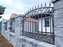 Dekorácie - Kovaný plotový dielec - 15540572_