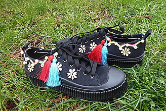 Ponožky, pančuchy, obuv - festivalové tenisky - 15540812_