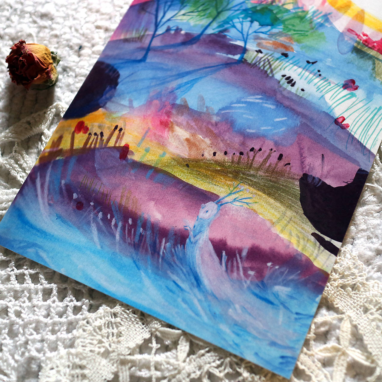 Duch z nášho jazera/ print