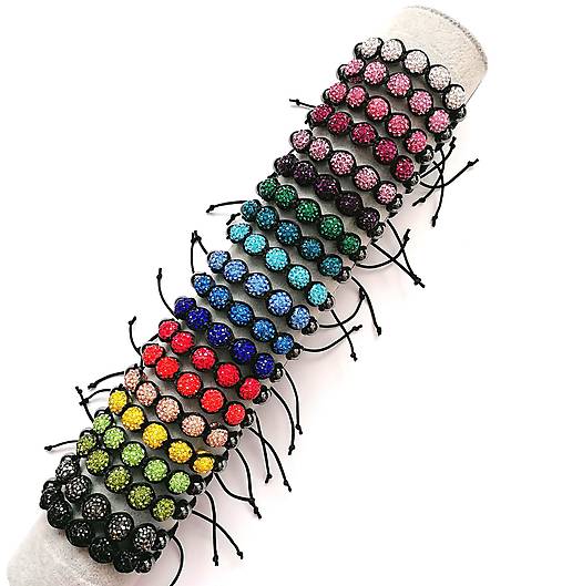 Náramky - Výpredaj - náramok shamballa - 15545341_