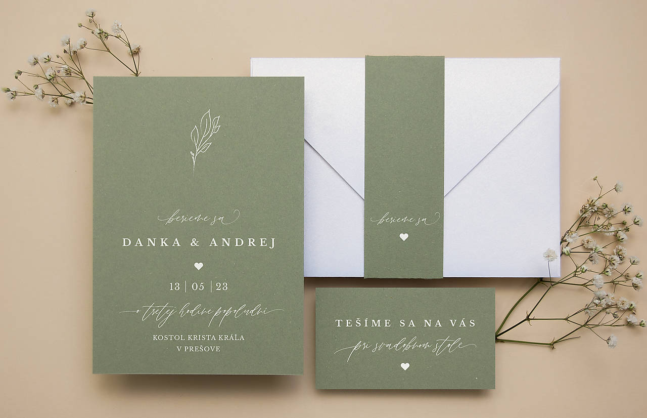 Svadobné oznámenie B#81 