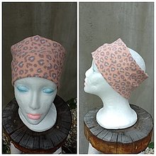 Čiapky, čelenky, klobúky - Čelenka (Leopard) - 15546139_