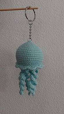 Kľúčenky - Klúčenka chobotnica (Modrá) - 15547459_