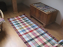 Úžitkový textil - Ručne tkaný koberec 1.90m - 15546110_