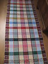 Úžitkový textil - Ručne tkaný koberec 1.90m - 15546111_