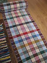 Úžitkový textil - Ručne tkaný koberec 1.90m - 15546112_