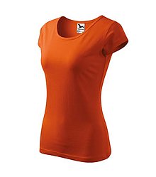 Polotovary - Dámske tričko PURE oranžová 11 - 15548858_