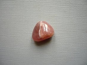 Minerály - Troml. kámen - rodochrozit 14 mm, č.34 - 15548055_