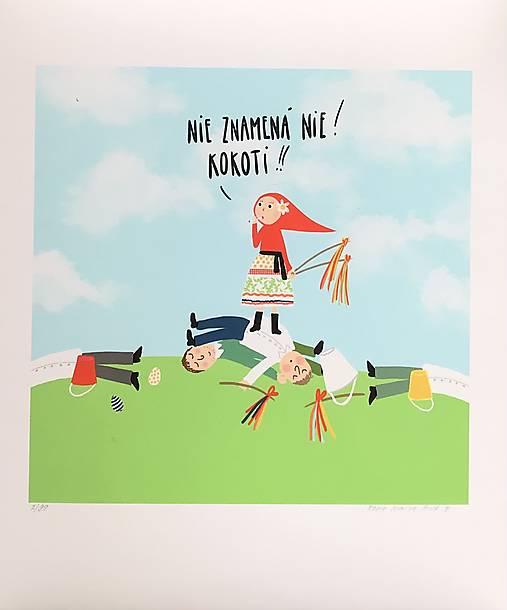 Veľká Noc, Giclée Art Print 30x36