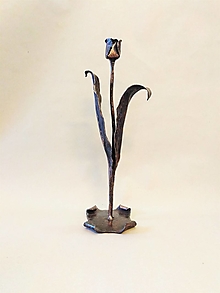 Dekorácie - kovaný tulipán - 15551720_