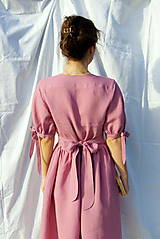 Šaty - Ľanové šaty Emma - 15550716_