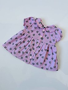 Detské oblečenie - Šaty s golierikom - 15550260_