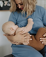 Oblečenie na dojčenie - tričko na dojčenie BASIC so zipsami (viac farieb) (S - Zelená) - 15551908_