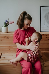 Oblečenie na dojčenie - tričko na dojčenie BASIC so zipsami (viac farieb) (S - Zelená) - 15551915_