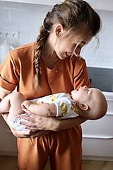 Oblečenie na dojčenie - tričko na dojčenie BASIC so zipsami (viac farieb) (S - Zelená) - 15551917_