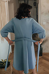 Šaty - UNI zavinovacie šaty (viac farieb) - 15552032_