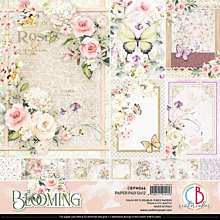 Papier - Ciao Bella Blooming scrapbook papier 12x12 - 15552817_